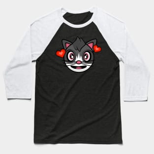Lovestruck Cat Amanda Baseball T-Shirt